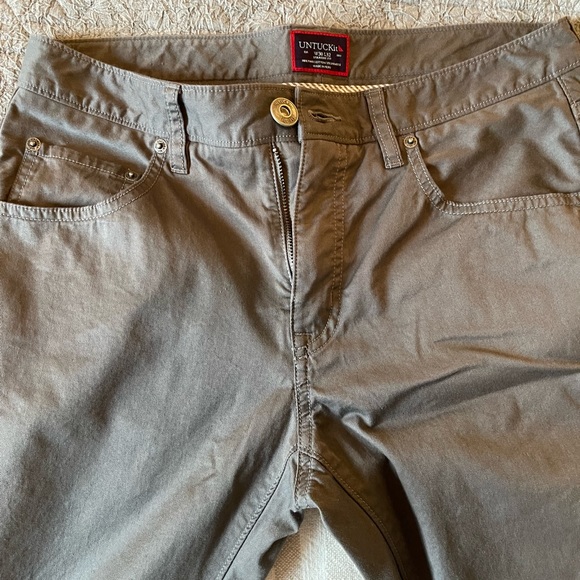 UNTUCKIT Men’s 5 Pocket Pant. 30X32 Straight Fit, Grey - Picture 2 of 4